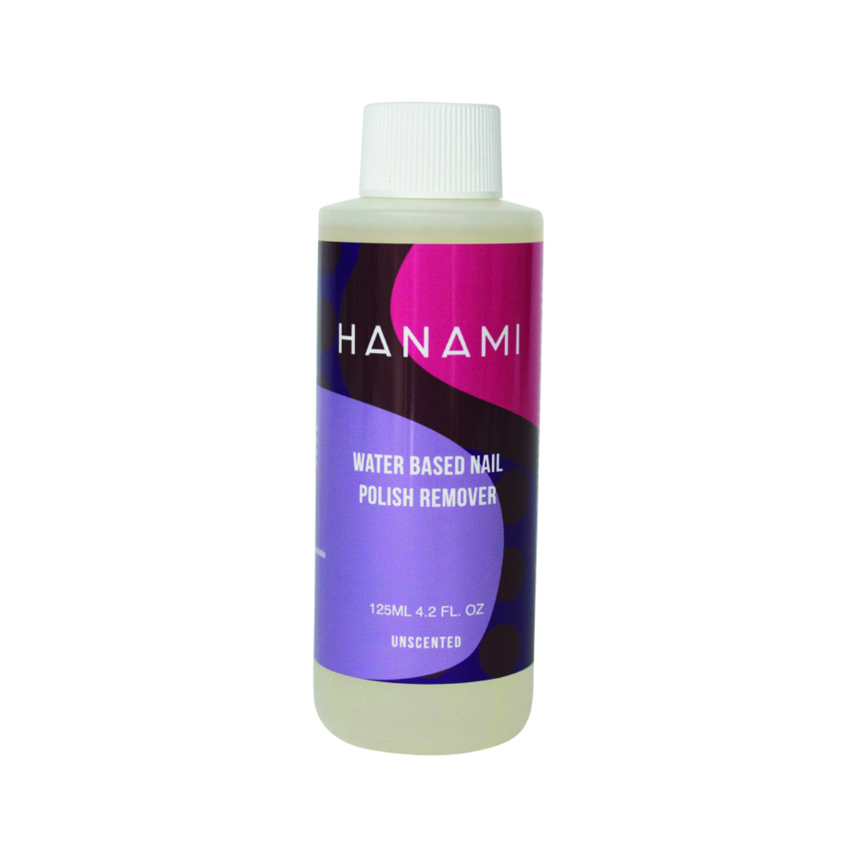 Hanami Nail Polish Remover Water Based Liquid Unscented 125ml